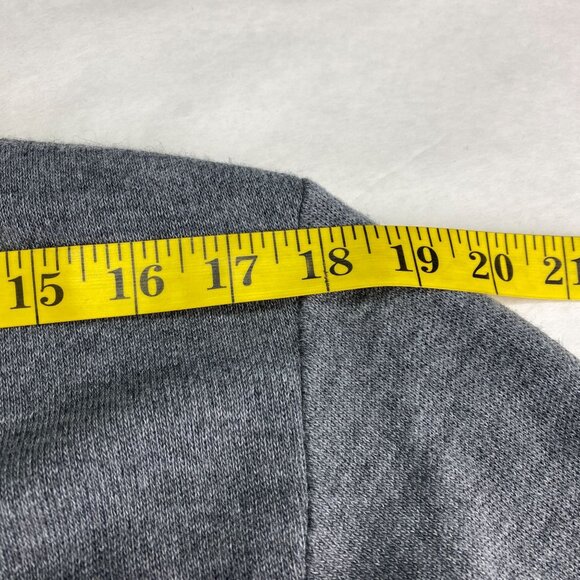 Vintage Royal Knight V Neck Men M Long Sleeve Pullover Sweater Gray - Picture 7 of 10